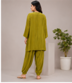 InWeave Green Peplum Balloon Pant Co-Ord Set - Image 4