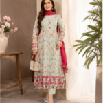 Mint Green Pastel Pakistani Style Anarkali