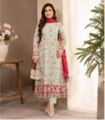 Mint Green Pastel Pakistani Style Anarkali