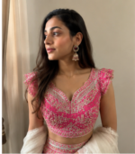 Heavy Hand-Embroidered Bridal Saree/Lehenga Blouse