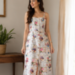 Perfume Stamp Print Co-ord Set