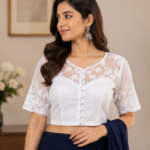 Ivory/Off-White Blouse