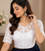 Ivory/Off-White Blouse - Image 3