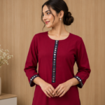 Cotton Kurta Set | Full Sleeve Straight Kurta with Matching Pants | Casual & Festive Wear - Image 2