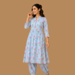 Women's Printed Kurta Set | Straight Fit Kurta with Matching Bottom | Casual & Ethnic Wear